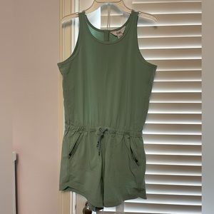 Girls size 14 Athleta Girl Mint Green romper